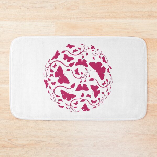 Item preview, Butterfly World - Pink on white designed and sold by AnthonyZed.