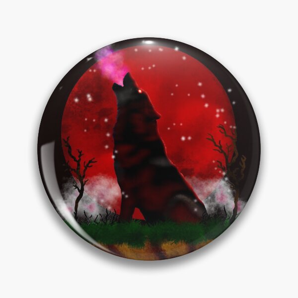 Item preview, Wild Wolf Howling  designed and sold by ethnicdrawing.