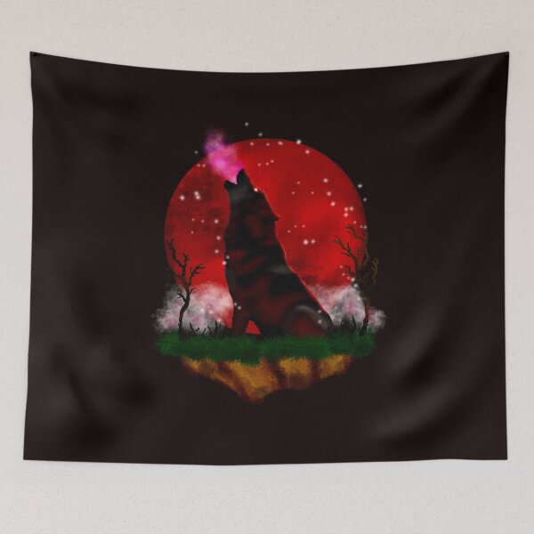 Item preview, Wild Wolf Howling  designed and sold by ethnicdrawing.