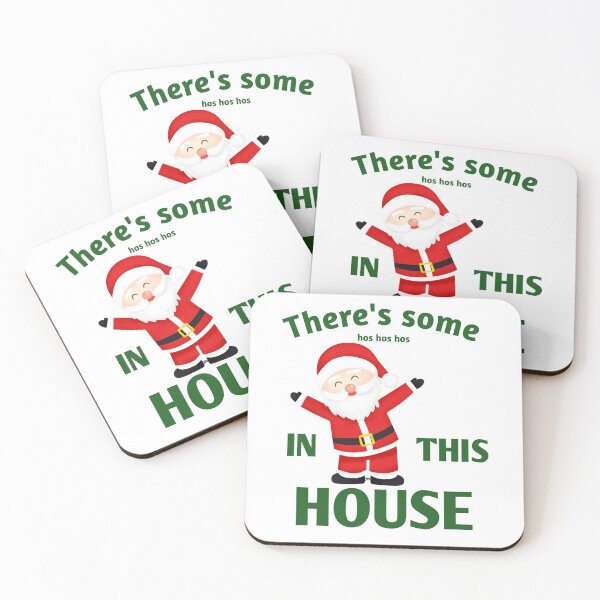 Item preview, There's Some Hos In This House Funny Chrismtas Gift designed and sold by myrstyle.