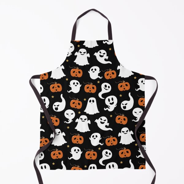 Item preview, Funny Cute Ghost Pumpkin Halloween Pattern designed and sold by isko1977.