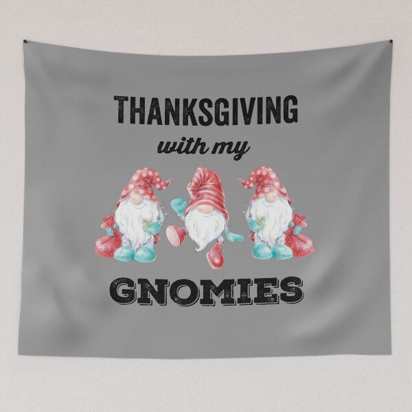 Item preview, Acción de gracias con mis gnomies designed and sold by Designhub14.