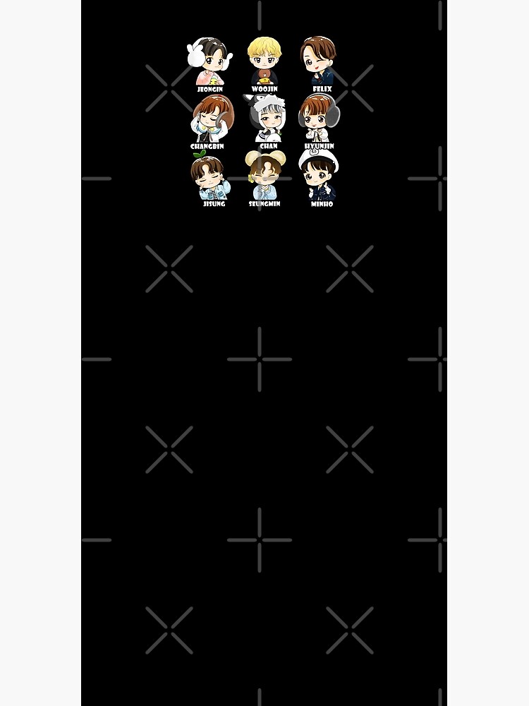 KPOP STRAY KIDS CHIBI ALL MEMBERS by LySaVN