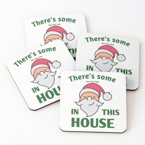 Item preview, There's Some Hos In This House Funny Chrismtas Gift designed and sold by myrstyle.