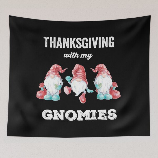 Item preview, Acción de gracias con mis gnomies designed and sold by Designhub14.