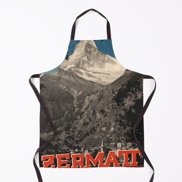 Item preview, retro classic Zermatt poster designed and sold by CorasPosters.