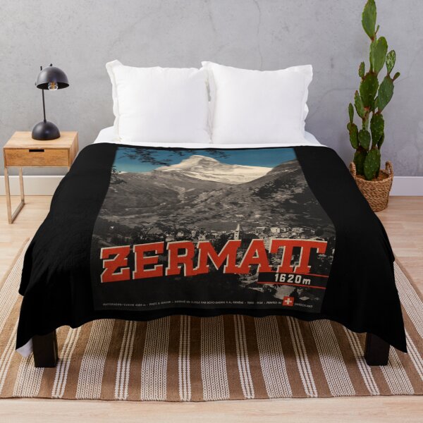 Item preview, retro classic Zermatt poster designed and sold by CorasPosters.