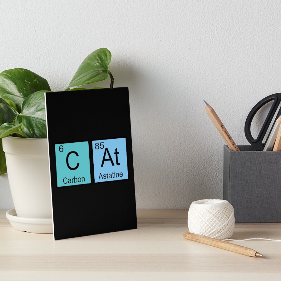 "Periodensystem der Elemente Lustige chemische Katze Essential Sticker