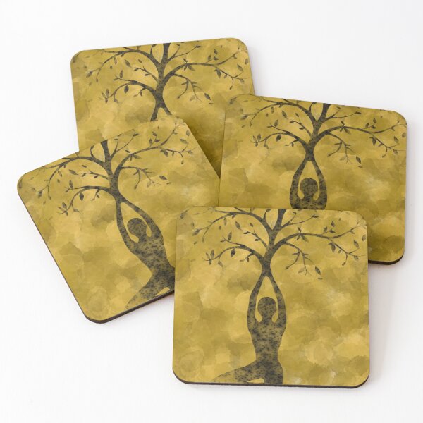 Item preview, Yoga tree pose designed and sold by puravidavisions.