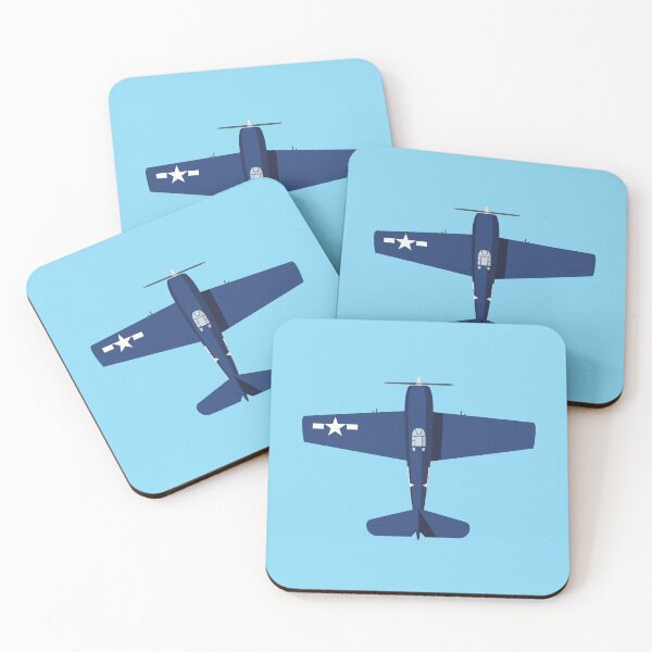 Item preview, F6F WWII Fighter Aircraft - Blue designed and sold by VoodooCircus.