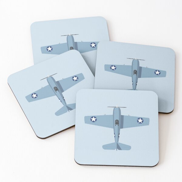 Item preview, F6F WWII Fighter Aircraft - Grey designed and sold by VoodooCircus.