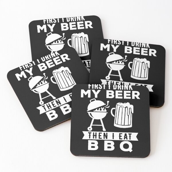 Item preview, First I Drink Beer Then i Eat BBQ | Funny Beer and BBQ Lover | Running on Beer  designed and sold by Noahlaz.