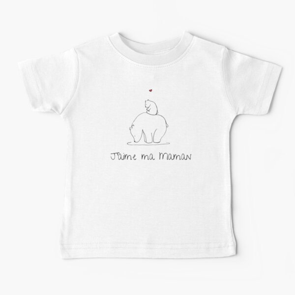 J'aime ma maman T-shirt bébé