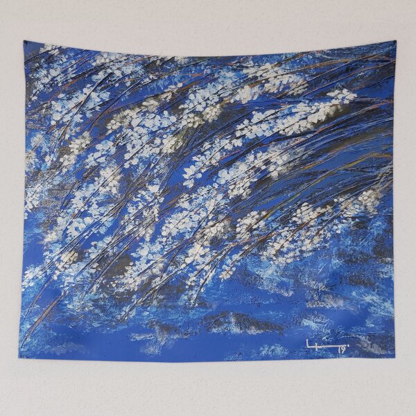 Item preview, Blue night Cherry Blossom designed and sold by BL0814ART.