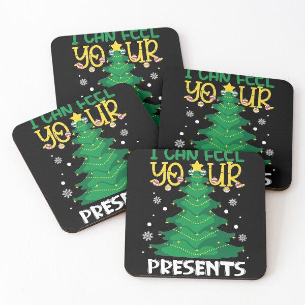 Item preview, I Can feel Your Presents christmastree shirt designed and sold by Grinover.