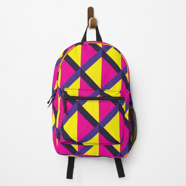 Item preview, Yellow Purple Pink Bermuda Triangle Pattern designed and sold by Web CreationsNL.
