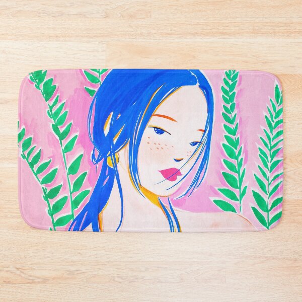 Item preview, Girl and Aroid Palm designed and sold by SunLee Art.