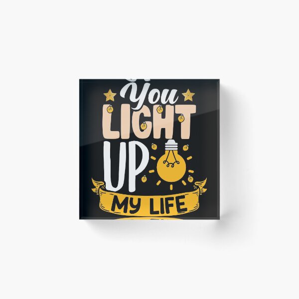 Item preview, You light up my life relationship christmas gift designed and sold by Grinover.