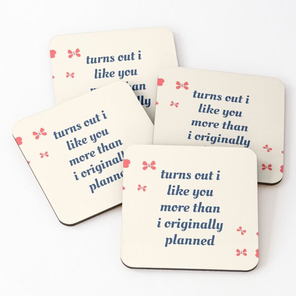 Item preview, I LIKE YOU MORE THAN ORIGINALLY PLANNED  designed and sold by MoMasry.