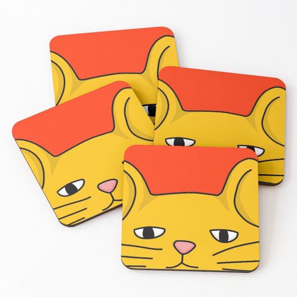 Item preview, Orange Cat Peeking designed and sold by Yeaha.