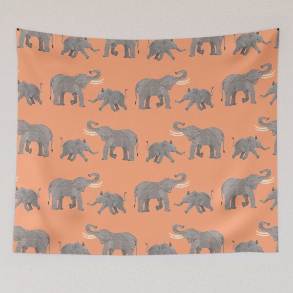 Item preview, Cheerful Elephants designed and sold by SunLee Art.