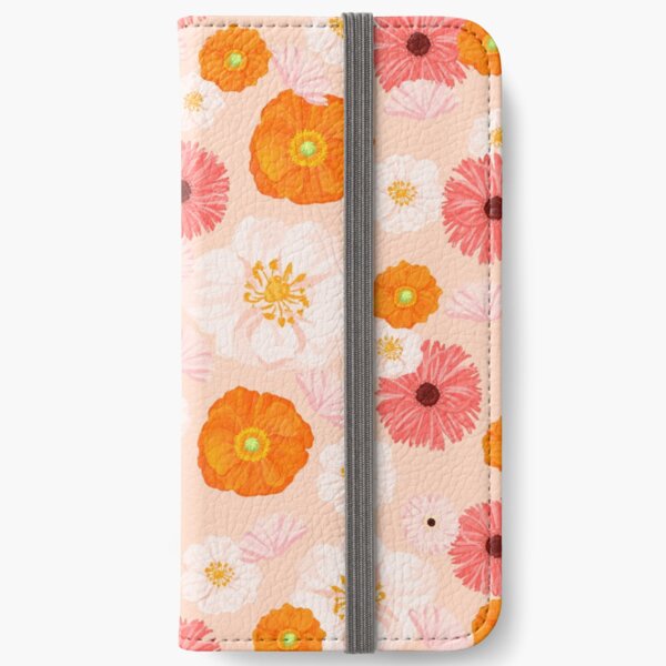 Coral Bloom iPhone Wallet