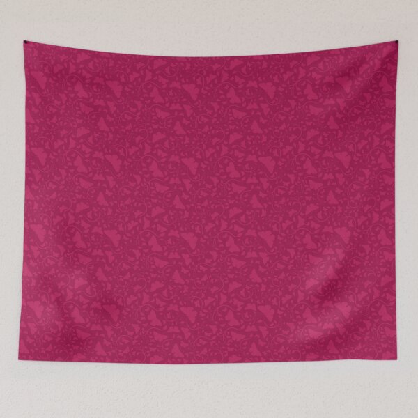 Item preview, Butterfly Pattern - Pink on Red designed and sold by AnthonyZed.