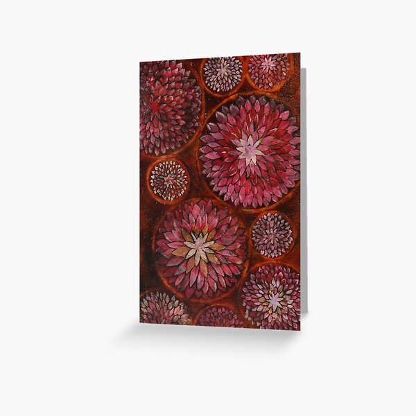 Dahlia Greeting Card