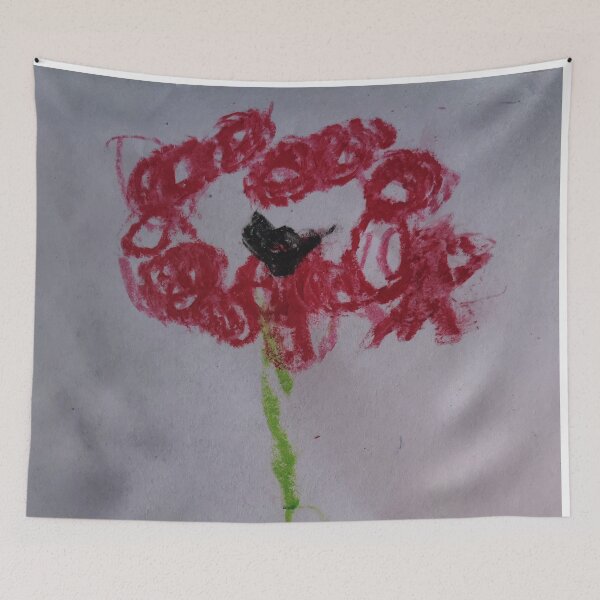 Item preview, Poppy (done by granddaughter age 4) designed and sold by Juliejart.