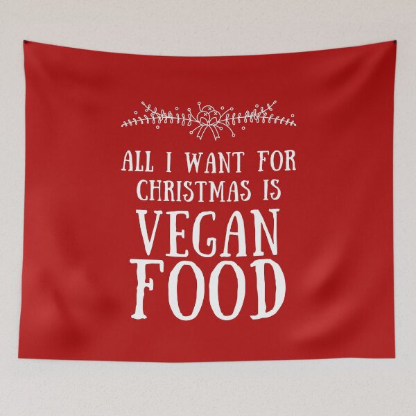 Item preview, Todo lo que quiero para Navidad es comida vegana designed and sold by m95sim.
