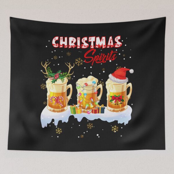 Item preview, Christmas Spirits Beer Bubbly Martinis Xmas Reindeer Drink designed and sold by Nicholas325.