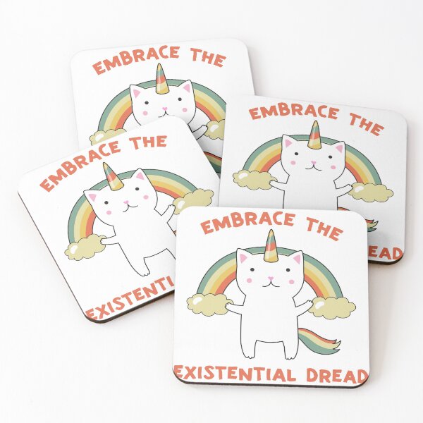 Item preview, EMBRACE THE EXISTENTIAL DREAD FUNNY CAT GIFT - For cat lovers designed and sold by nananinanana.