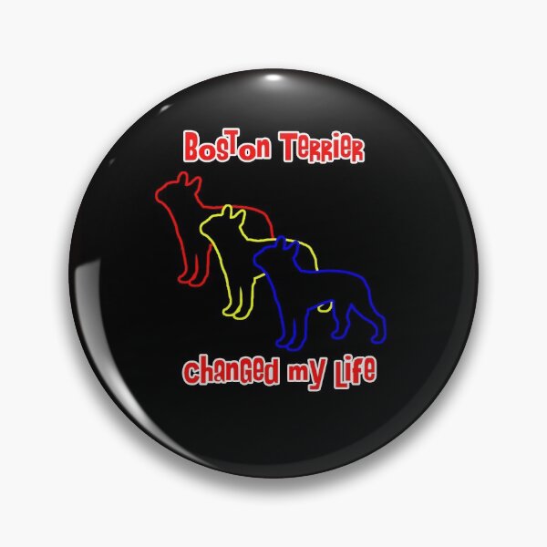 Item preview, Boston Terrier Changed my Life - Dog Art dogs Silhouette - pet designed and sold by Coolstuff4you71.