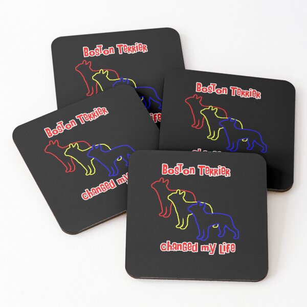 Item preview, Boston Terrier Changed my Life - Dog Art dogs Silhouette - pet designed and sold by Coolstuff4you71.