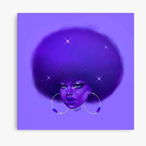 Turning Violet Canvas Print