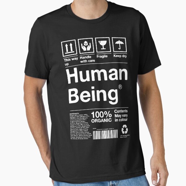 Item preview, Human Being Ingredients List designed and sold by realmatdesign.