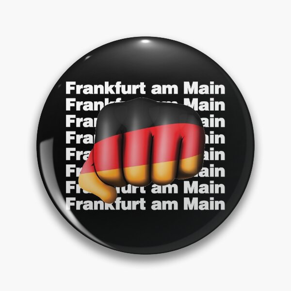 Item preview, Fuerte Frankfurt am Main Alemania Fist Deutschland Bandera designed and sold by elhefe.