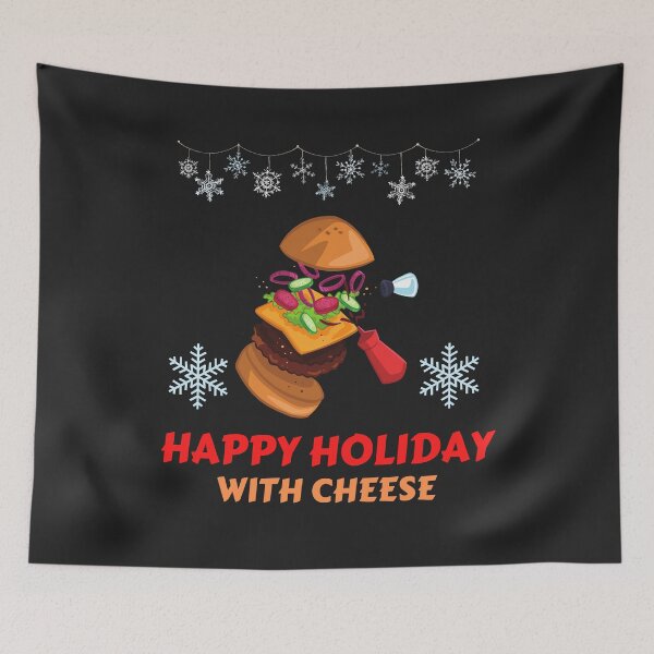 Item preview, Happy Holidays With Cheese designed and sold by MohitJain1109.