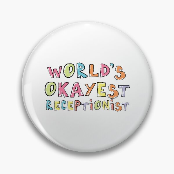 Item preview, World's Okayest Receptionist Gift Idea designed and sold by betternotes.