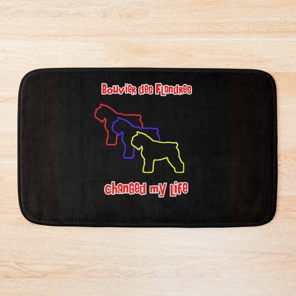 Item preview, Bouvier des Flandres Changed my Life - Dog Art dogs Silhouette - pet designed and sold by Coolstuff4you71.