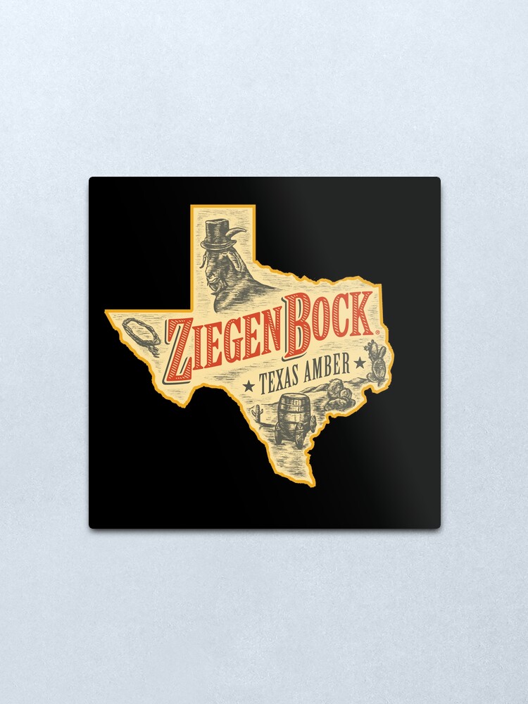 Alternate view of Ziegenbock Texas Amber Beer Metal Print