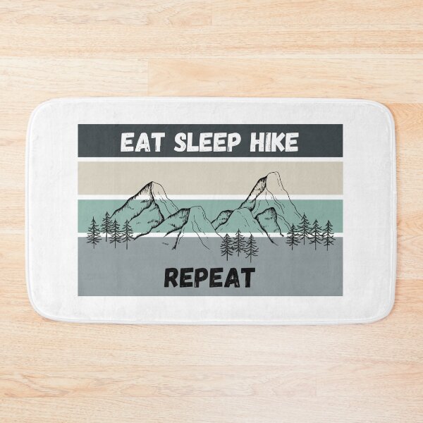 Artikelvorschau, Eat Sleep Hike Repeat entworfen und verkauft von BahiaStyle.