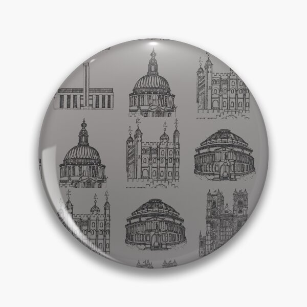 Item preview, Old London Architecture (Grey) designed and sold by Stephenmario.