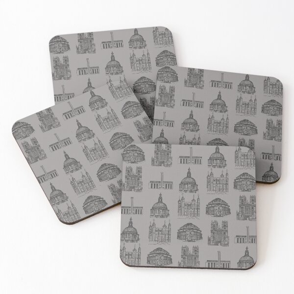 Item preview, Old London Architecture (Grey) designed and sold by Stephenmario.