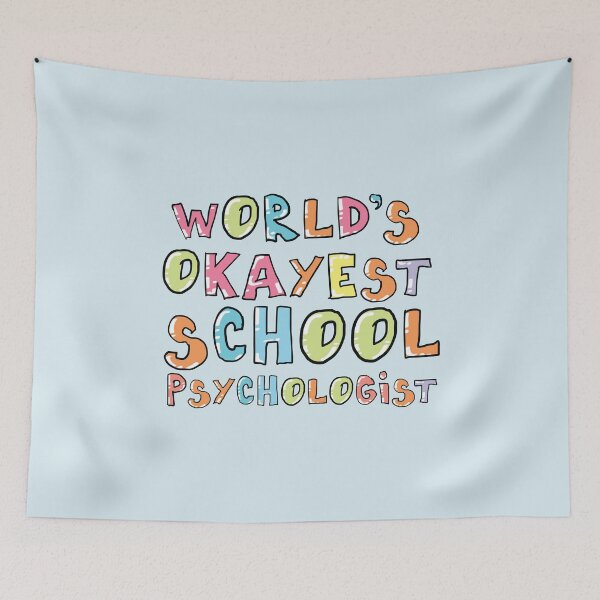 Item preview, World's Okayest School Psychologist Gift Idea designed and sold by betternotes.