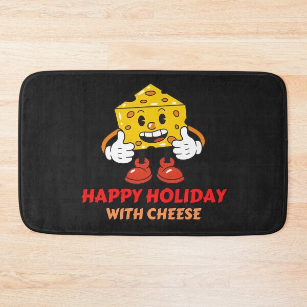 Item preview, Happy Holidays With Cheese designed and sold by MohitJain1109.