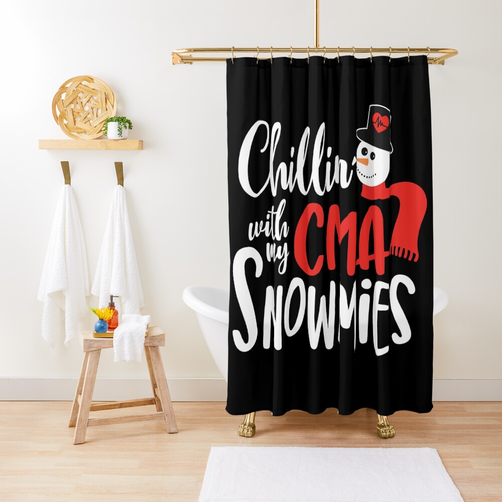 "Christmas CMA, CMA Christmas medical" Shower Curtain for Sale by