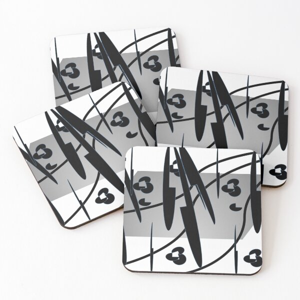 Item preview, Petals and Leaves Black and White designed and sold by GiftsbyNaomi.