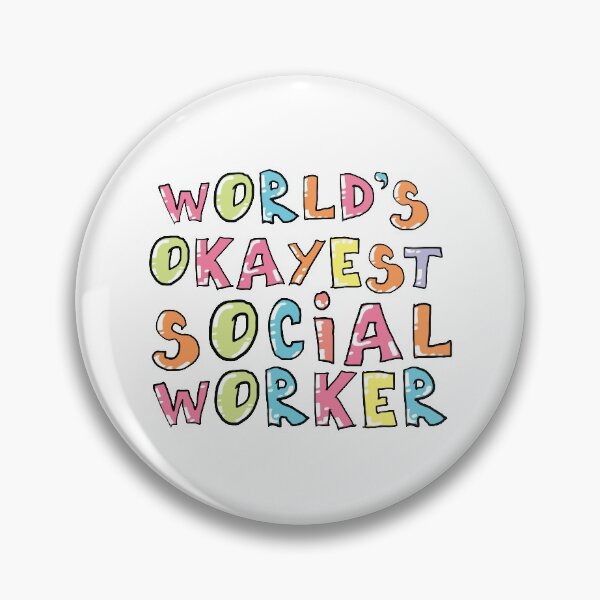 Item preview, World's Okayest Social Worker Gift Idea designed and sold by betternotes.