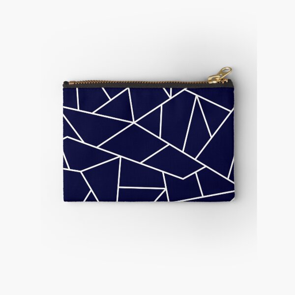 Item preview, Navy Blue Mosaic Lines designed and sold by rewstudio.